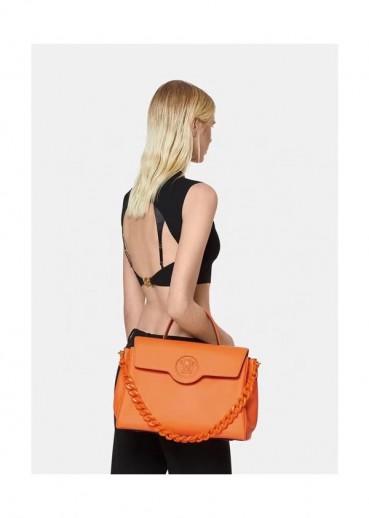 Versace 2022 Leather Chain Shoulder  Bag,22CM - 베르사체 2022 여성용 레더 체인 숄더백 ,VERB0079,20,25,35CM,오렌지