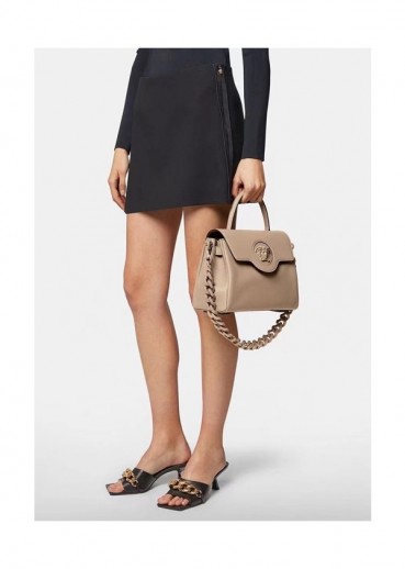 Versace 2022 Leather Chain Shoulder  Bag,22CM - 베르사체 2022 여성용 레더 체인 숄더백 ,VERB0078,20,25,35CM,베이지