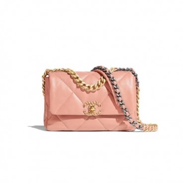 Chanel 2020 Leather Chain Shoulder Bag,26CM - 샤넬 2020 여성용 레더 체인 숄더백,CHAB1539,26CM,핑크