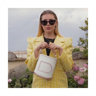 Delvaux 2020 Pin Leather Shoulder Bag,20cm - 델보 2020 핀 레더 숄더백,DVB0346,20cm .화이트