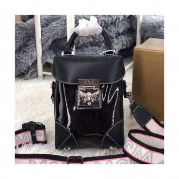 MCM 2020 Ladies Tote Shoulder Bag,17cm - 엠씨엠 2020 여성용 토트 숄더백 MCMB0460, 17cm,블랙