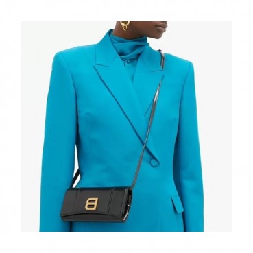 Balenciaga 2020 Leather  Shoulder Bag,20CM - 발렌시아가 2020 레더 숄더백,BGB0590,20CM,블랙