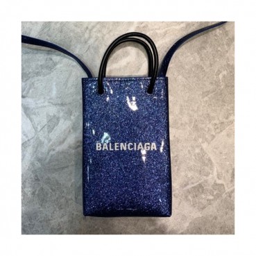 Balenciaga 2020 Super Mini Tote Shoulder Bag / Phone Bag,18CM - 발렌시아가 2020 여성용 슈퍼 미니 토트 숄더백 / 폰 백,BGB0578,18CM,블루