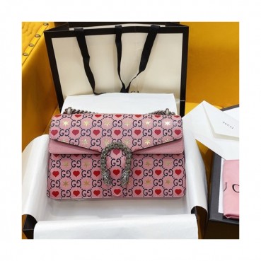 Gucci 2020 Dionysus Leather Shoulder Bag ,28CM - 구찌 2020 디오니소스 레더 숄더백 400249,GUB1141 ,28cm,핑크
