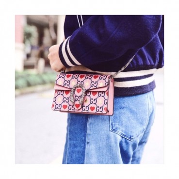 Gucci 2020 Dionysus Women Super Mini Shoulder Bag,16.5CM - 구찌 2020 디오니소스 여성용 슈퍼 미니 숄더백 476432,GUB1140 ,16.5cm,핑크