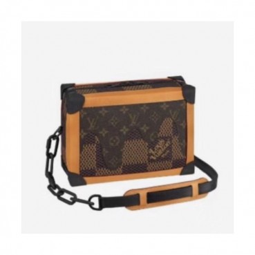 Louis Vuitton 2020 Soft Trunk Shoulder Bag,25cm - 루이비통 2020 소프트 트렁크 숄더백 M40381,LOUB2184,25cm,브라운