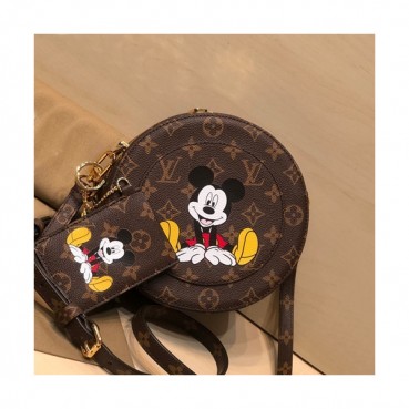 Louis Vuitton 2020 Round Shouder Bag,20cm - 루이비통 2020 곰돌이 라운드 숄더백 ,M52297,LOUB2178,20cm,브라운