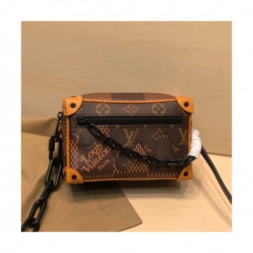 Louis Vuitton 2020 Trunk Shoulder Bag,18.5cm - 루이비통 2020 트렁크 숄더백 M60394,LOUB2154,18.5cm,브라운