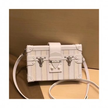 Louis Vuitton 2020 Petite Malle Shoulder Bag,19cm - 루이비통 2020 쁘띠뜨 말 숄더백 M51600,LOUB2134 ,19cm,화이트