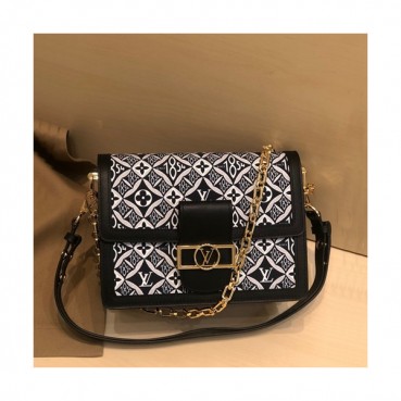 Louis Vuitton 2020 Dauphine Ladies Shoulder Bag,25cm - 루이비통 2020 다프네 여성용 숄더백 M57271,LOUB2108 ,25cm,블랙