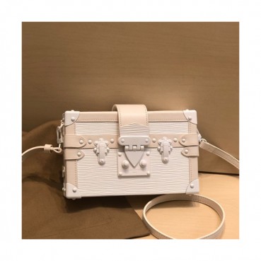 Louis Vuitton 2020 Petite Malle Shoulder Bag,19cm - 루이비통 2020 쁘띠뜨 말 숄더백 M51600,LOUB2105 ,19cm,화이트