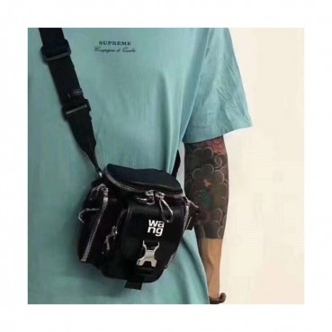 Alexander Wang 2020 Leather Shoulder Bag,26cm - 알렉산더왕 2020 레더 여성용 숄더백 AWB0053,26cm,블랙