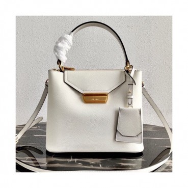 Prada 2020 Saffiano Tote Shoulder Bag,24CM - 프라다 2020 사피아노 여성용 토트 숄더백 ,1BN012