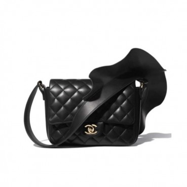 Chanel 2020 Leather Shoulder Bag,19.5CM - 샤넬 2020 여성용 레더 숄더백,CHAB1479,19.5CM,블랙