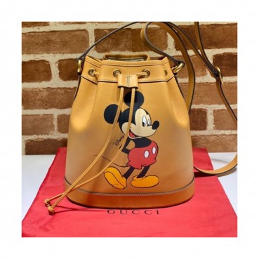 Gucci 2020 Bucket Shoulder Bag,25.5CM - 구찌 2020 여성용 버킷 숄더백 ,602691, GUB1112,25.5cm, 카멜