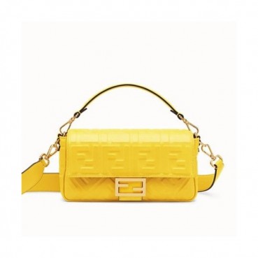 Fendi 2020 Baguette Tote Shoulder Bag, 26cm - 펜디 2020 바게트 토트 숄더백,FENB0532,26cm,옐로우