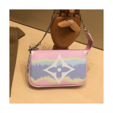 Louis Vuitton 2020 Escale Pochette Accessoires Clutch Bag / Tote Bag ,15.5cm - 루이비통 2020 에스칼 포쉐트 악세수아 클러치백 / 토트백,M69269, LOUB2065, 15.5cm,핑크