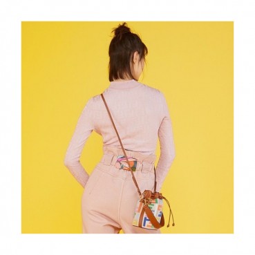 Fendi 2020 Mon Tresor Bucket Tote Shoulder Bag ,18CM - 펜디 2020 몬 트레조 버킷 토트 숄더백  FENB0530,18CM,아이보리