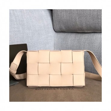 Bottega Veneta 2020 Leather Shoulder Bag,23cm - 보테가 베네타 2020 레더 여성용 숄더백 578004 ,BVB0538,23cm,베이지