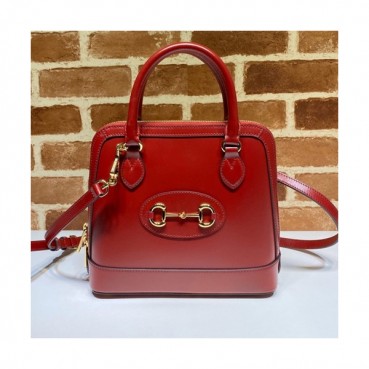 Gucci 2020 Horsebit Tote Shoulder Bag,25CM - 구찌 2020 홀스빗 여성용 토트 숄더백 621220,GUB1078,25cm,레드