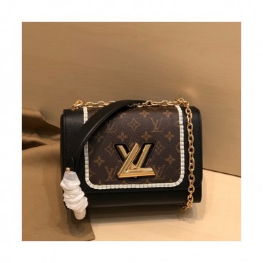 Louis Vuitton 2020 Twist Shouder Bag,23cm - 루이비통 2020 트위스트 숄더백 ,M50280,LOUB2030,23cm,블랙브라운