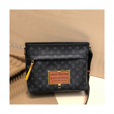 Louis Vuitton 2020 Messenger Shoulder Bag,30cm - 루이비통 2020 남성용 메신저 숄더백 M48219,LOUB2029,30cm,블랙