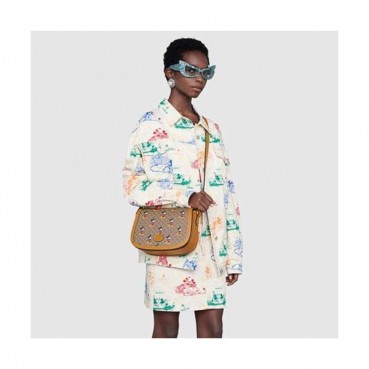 Gucci 2020 Ladies Shoulder Bag,24CM - 구찌 2020 여성용 숄더백 602694,GUB1067,24cm,브라운