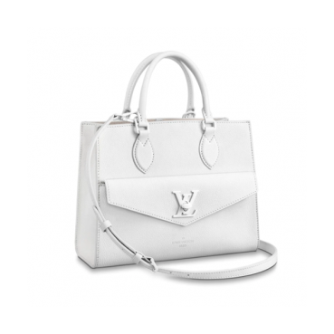Louis Vuitton 2020 Lock Me Tote Shoulder Bag,27.5cm - 루이비통 2020 락미 여성용 토트 숄더백,M55817,LOUB1995,27.5cm,화이트
