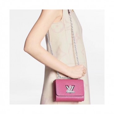 Louis Vuitton 2020 Leather Twist Mini Shouder Bag,15.5cm - 루이비통 2020 레더 트위스트 미니 숄더백 ,M56120,LOUB1993,15.5cm,핫핑크