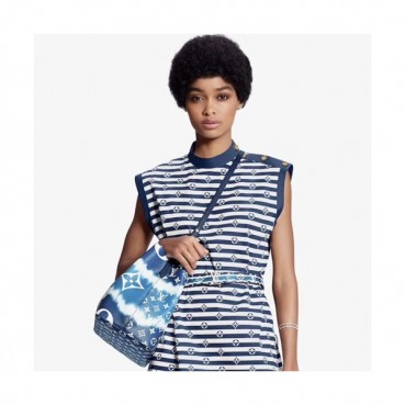 Louis Vuitton 2020 Neonoe Bucket Shoulder Bag,26cm - 루이비통 2020 네오노에 버킷 숄더백 M45126,LOUB1979,26cm,블루화이트