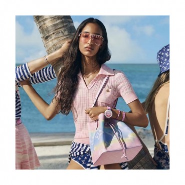 Louis Vuitton 2020 Neonoe Bucket Shoulder Bag,26cm - 루이비통 2020 네오노에 버킷 숄더백 M45126,LOUB1978,26cm,핑크블루