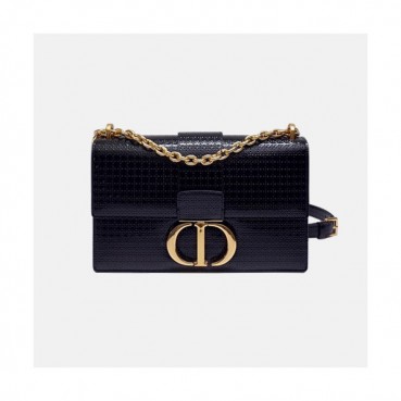 Dior 2020 Leather CD Buckle Shoulder Bag,25CM - 디올 2020 레더 CD 버클 여성용 숄더백  DIOB0537,25CM,블랙