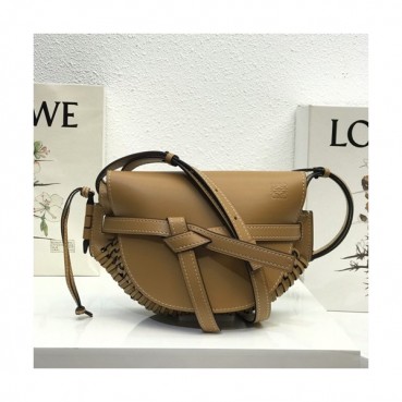 Loewe 2020 Gate Small Shoulder Bag,20CM - 로에베 2020 게이트 스몰 숄더백 ,LOEB0392, 20CM,베이지카멜