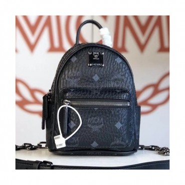 MCM 2020 Visetos Shoulder Bag ,19cm - 엠씨엠 2020 비세토스 여성용 숄더백  MCMB0436,19cm,블랙