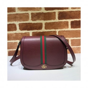 Gucci 2020 Leather Shoulder Bag ,25CM - 구찌 2020 레더 숄더백 601044,GUB1029 ,25cm,와인