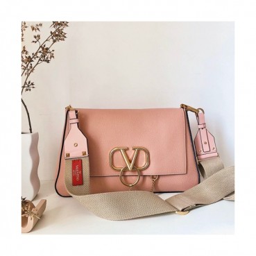 Valentino 2020 Vring Shoudler Bag,35CM - 발렌티노 2020 브이링 숄더백,VTB0970,35CM,핑크