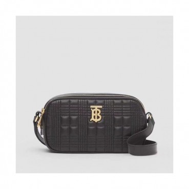 Burberry 2020 Leather Camera Shoulder Bag / Hip Sack Belt Bag,18cm  - 버버리 2020 남여공용 레더 카메라 숄더백 / 힙색 벨트백 ,BURB0463,18cm, 블랙