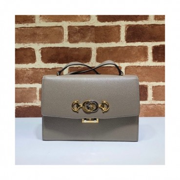 Gucci 2020 Zumi Leather Shoulder Bag,24CM - 구찌 2020 주미 레더 숄더백 576388,GUB0964,24cm,그레이