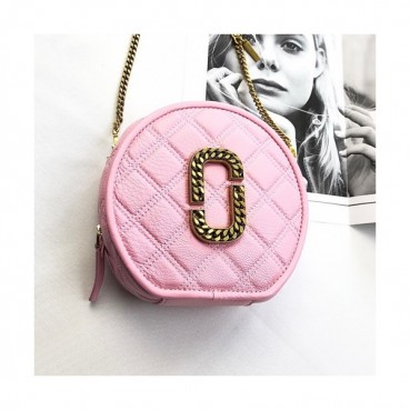 Mark Jacobs 2020 Leather Women Chain Shoulder Bag,18cm - 마크제이콥스 2020 레더 여성용 체인 숄더백,MJB0160,18cm,핑크