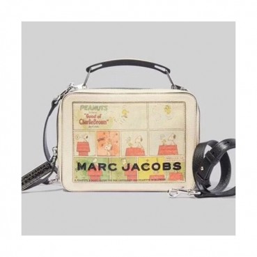 Mark Jacobs 2020 Leather Women Box Tote Shoulder Bag,20cm - 마크제이콥스 2020 레더 여성용 박스 토트 숄더백,MJB0151,20cm,베이지
