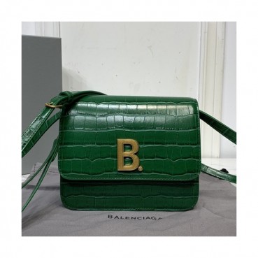 Balenciaga 2020 Leather  Shoulder Bag,18CM - 발렌시아가 2020 레더 숄더백,BGB0540,18CM,그린