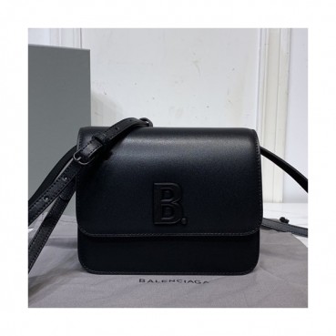 Balenciaga 2020 Leather  Shoulder Bag,18CM - 발렌시아가 2020 레더 숄더백,BGB0538,18CM,블랙