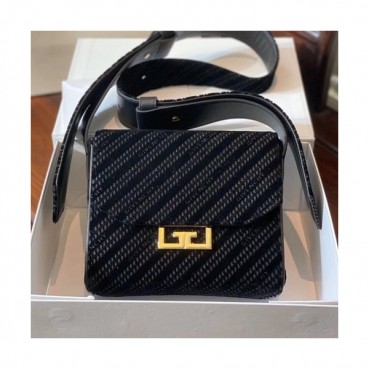 Givenchy 2020 Eden Leather Shoulder Bag,19CM - 지방시 2020 에덴 레더 숄더백,GVB0320,19CM,블랙