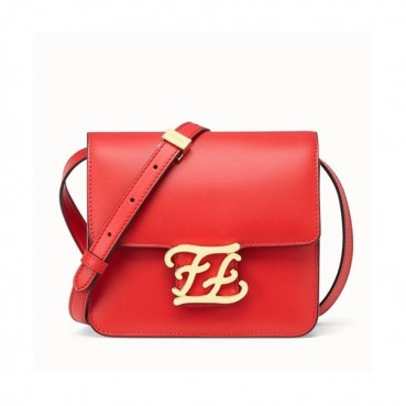 Fendi 2019 Leather Shoulder Bag, 17cm - 펜디 2019 여성용 레더 숄더백,FENB0508,17cm,레드