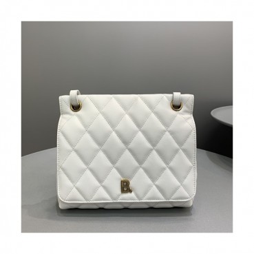 Balenciaga 2019 Leather Shoulder Bag,25CM - 발렌시아가 2019 레더 숄더백,BGB0523,25CM,화이트
