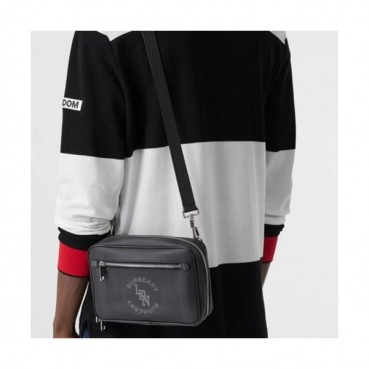 Burberry 2019 Messenger Shoulder Bag ,23CM - 버버리 2019 남성용 메신저 숄더백,BURB0452,23cm,블랙