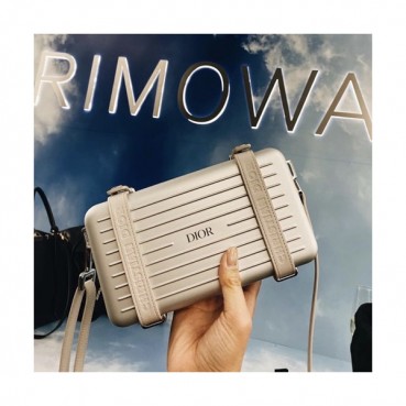 Dior & Rimowa 2019 Shoulder Bag,20CM - 디올 & 리모와 2019 여성용 숄더백  DIOB0493,20CM,실버