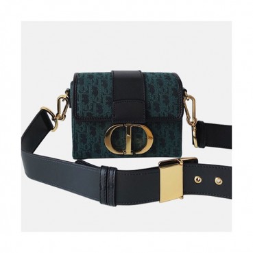 Dior 2019 Oblique Shoulder Bag,17.5CM - 디올 2019 오블리크 숄더백 DIOB0485,17.5CM,그린