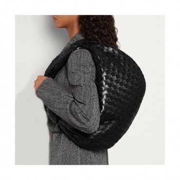 Bottega Veneta 2019 Jodie Large Shoulder Bag,54cm - 보테가베네타 2019 조디 라지 숄더백, 600263,BVB0514,54cm,블랙