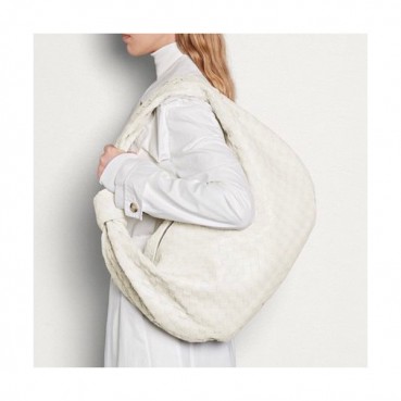 Bottega Veneta 2019 Jodie Large Shoulder Bag,54cm - 보테가베네타 2019 조디 라지 숄더백, 600263,BVB0513,54cm,화이트